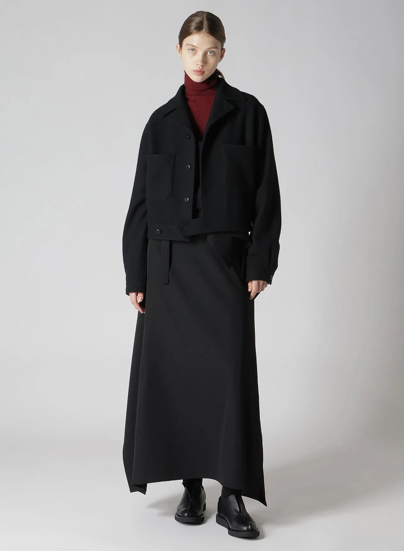 WOOL SINGLE MOSSER BLOUSON