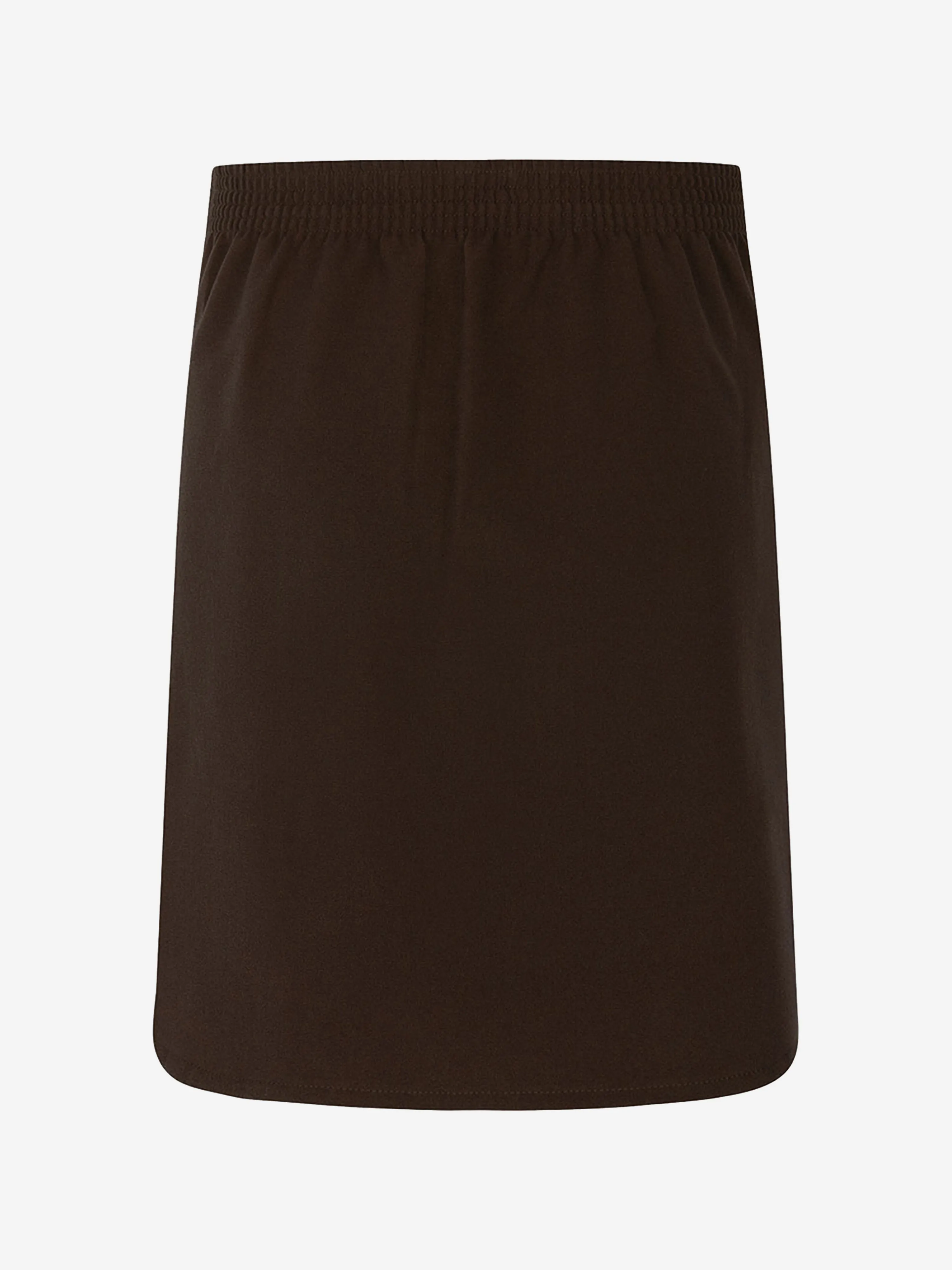 Zeco Girls School Lycra Heart Skirt in Brown