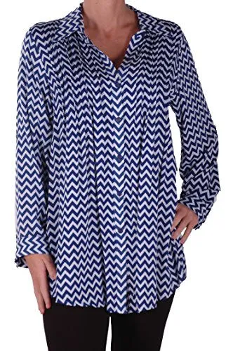 Zig Zag Striped Blouse